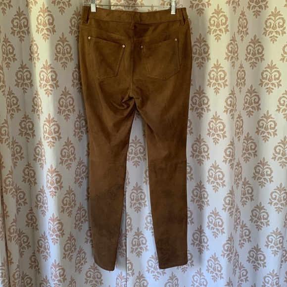 Chico’s faux suede look skinny pull-up stretchy pants XS - Picture 4 of 13